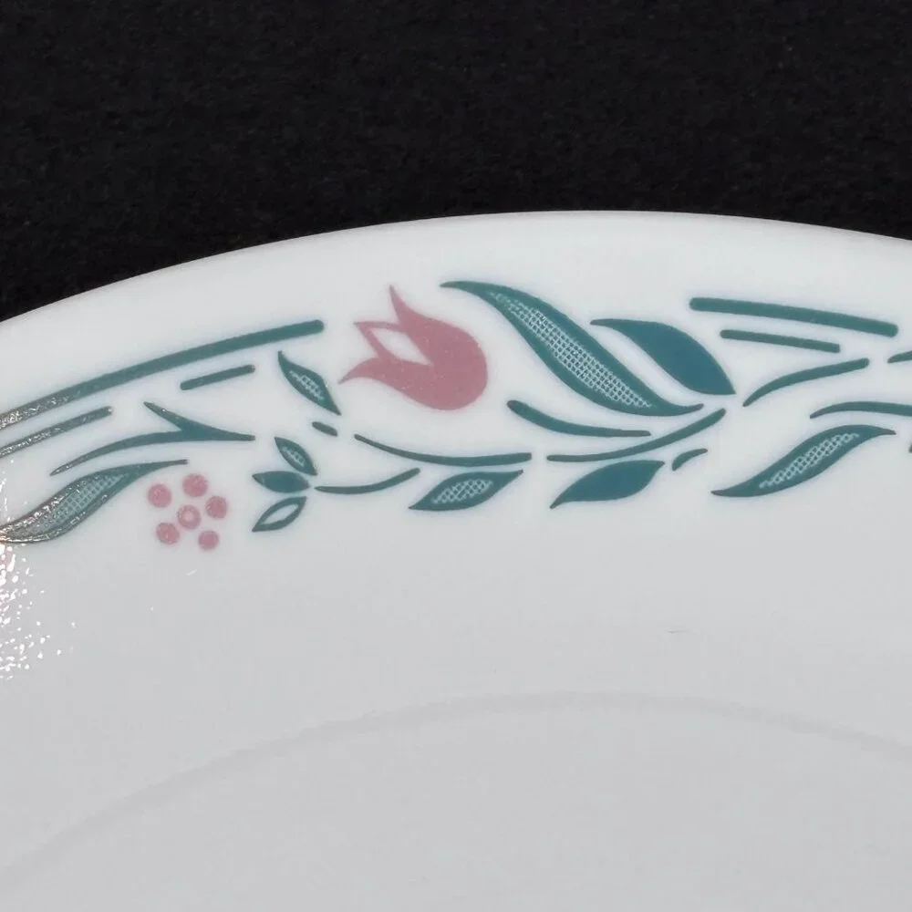 Vtg‎ Corelle Rosemary Rosemarie Dinner Plate Plates Set 2 10.25